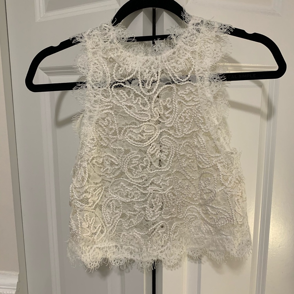 Zara lace top. Medium